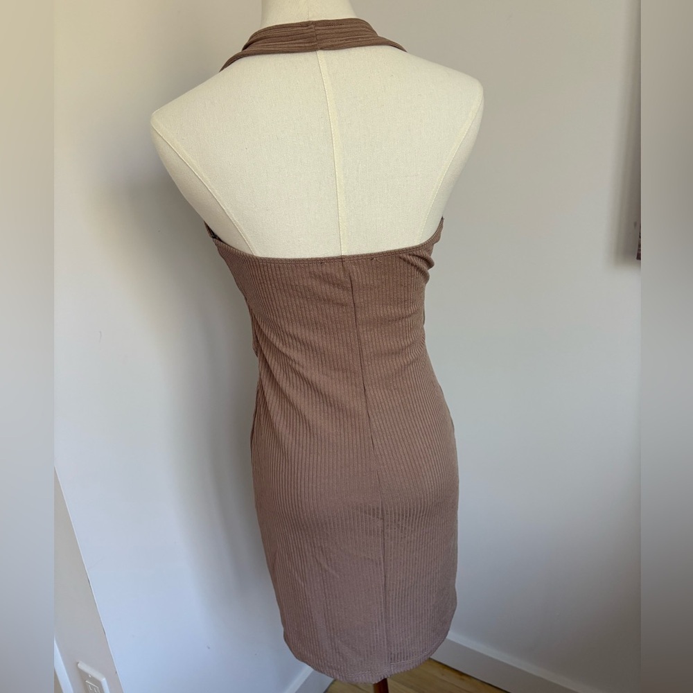 Forever 21 Brown Halter Dress - Picture 3 of 5